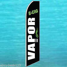 VAPOR E-CIG FLUTTER FEATHER FLAG Vertical Advertising Sign Swooper Banner 3044