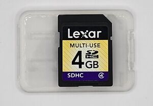 Lexar 4gb SDHC Memory Cards - Class 4