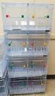 #AE01545 BOX OF 4 DOUBLE BREEDING CAGES. STACKABLE