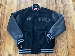 032C Black Varsity Jacket Size XS