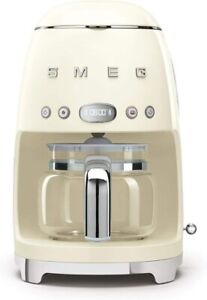 Smeg DCF02CRUS Drip Coffee Machine Auto-Start Cream 1.4 L Retro NO SCOOP MANUAL