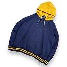 Vintage 90s Polo Sport Ralph Lauren Pullover Varsity Henley Hoodie Sweatshirt XL