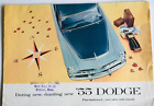 DODGE: DARING NEW FOR 1955 CAR DEALERSHIP SALES BROCHURE W FOLDOUT