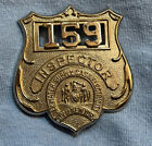 Obsolete NYC Inspector Water Gas Electricity Badge