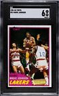 1981 Topps Magic Johnson SGC 6 2nd Year Solo Rookie #21