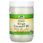 Now Foods Real Food Organic Virgin Coconut Oil 20 fl oz 591 ml All-Natural,