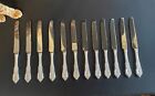 96pc, SERVICE FOR 12 WALLACE ROSE POINT STERLING SILVER FLATWARE SET