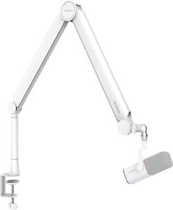 IXTECH Mic Arm White Premium Boom Arm 360° Rotatable Microphone Arm Stand high