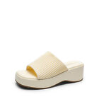 Women Wedges Sandals Platform Soft Walking Comfortable Wedge Sandals-White