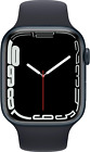 Apple Watch Series 7 45mm (GPS + WIFI) Aluminum Case Sport Band (Midnight)  Good