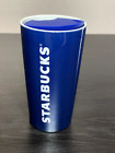 Starbucks Winter Night Tumbler Blue Ceramic Travel Mug Nearly New