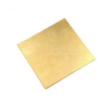 Brass Metal Thin Sheet Foil Plate Thick 0.5mm/0.8mm/1mm/2mm 100X100mmDIYParts,ou