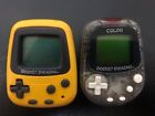 NINTENDO Pocket Pikachu Color Yellow & Clear Set of 2 Pedometer Pokemon Tested