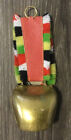 New ListingVintage Lucerne Brass Painted Cowbell Leather Strap with Cow Pin