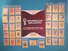 Panini FIFA World Cup Qatar 2022 BLUE Border Parallel Stickers #FWC1 - #POL20