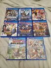 Lot Of 8 Anime PS4 Games - RPG Maker / Dragon Quest / One Piece / Naruto