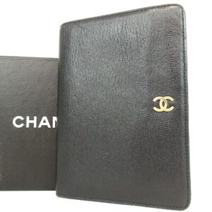 Authentic CHANEL COCO Mark wallet leather [Used]