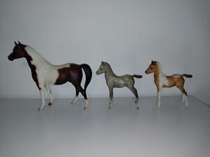 Breyer Horse Body Lot Proud Arabian Mare And 2 Proud Arabian Foal Models