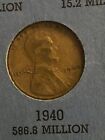1940 p Lincoln Wheat Cent- #G1215 • Buy 10 get 50% off
