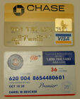 Old Original Collection Credit Cards CHASE VISA AAA AUTO CLUB Very Rare