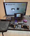 Sony PlayStation 2 Slim Console Bundle - 47 Games And Intec Portable Screen