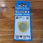 OLFA Rotary Cutter Replacement Blades RB28-2 - 28mm Diameter New