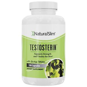 NaturalSlim Testosterin Men's Multivitamins Testosterone Booster