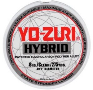 Yo-Zuri Hybrid Monofilament Fishing Line Clear