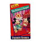 Disney Favorite Stories - The Prince & The Paupers VHS 1994 w Booklet ANIMATION