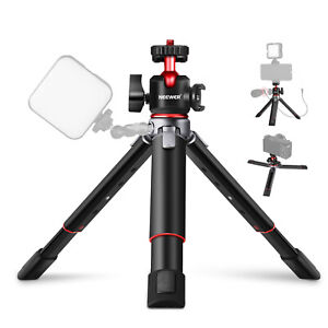 NEEWER Camera Tripod with Ball Head & Cold Shoe  Tabletop Vlogging Tripod Stand