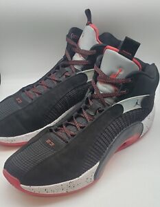 Nike Air Jordan XXXV Bred Size 15 CQ4227-030 Black/Fire  Red-Reflective Silver