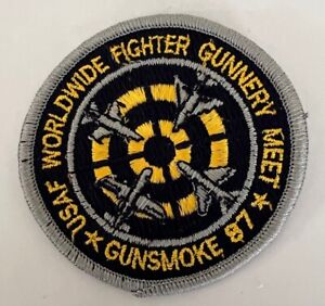 New ListingUSAF Worldwide Gunnery Fighter Meet 1987 Patch Blue Background