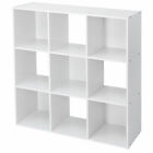 9 Cube Storage Organizer Cabinet Wood Shelf Cupboard Home Use Multi-Color