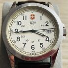 Victorinox Vintage Swiss Army Men's 39mm Watch with Date WR100m Genuine Leather!
