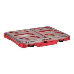 Milwaukee Tool 48-22-8431 Packout Tool Case, 10 Compartments, 16-3/8 In W X
