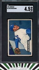 1951 Bowman #6 Don Newcombe SGC 4.5 VG-EX+ Rookie