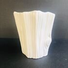 New ListingAntique Reflections White Porcelain Tree Stump Vase by J Goldinger & Co