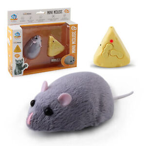 Mouse Robotic Cat Toy Automatic Remote Controlled Interactive Electric Gaudily