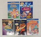 Disney Classics DVD Lot Of Five Aladdin, Beauty & The Beast, Hercules... #6.1.44