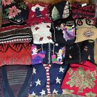 Lot of 14 Vintage Sweaters Ugly Cute Granny 90s 80s Reseller Winter Holiday