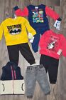 12 MONTH BABY BOY CLOTHING LOT 3 NEW Jogger SETS preowned LEVI Jeans & Gap Vest