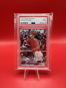 New Listing2018 Topps Holiday #17 Shohei Ohtani Angels RC Rookie PSA 9 Mint