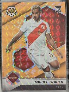 MIGUEL TRAUCO (RC) 2021-22 Panini Mosaic FIFA Road to World Cup #41 Gold - Peru
