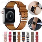 Man Woman Leather Band Strap For Apple Watch Series 6 5 4 3 2 SE 38/42mm 40/44mm
