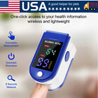 NEW Finger Pulse Oximeter Blood Oxygen Monitor SpO2 Heart Rate Tester USA Fast~