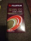 Fujifilm T120 SVHS 6 HOURS BRANE NEW 2PC