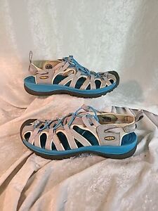 NEW Keen Clearwater CNX Gray Blue Waterproof Shoes Sport Sandal Women's 9.5