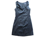 Guess Jeans Dress Womens 7 Back Zip Square Neck Casual Sleeveless Spandex Ladies