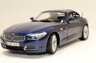 1:18 scale Kyosho BMW Z4 Dealer Model car metallic blue beige interior WRONG BOX