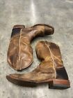 Nocona Brown Leather Western Boots Size 12 D Alabama Crimson Tide